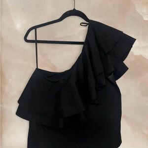 Saks Fifth Avenue Elegant Black Top